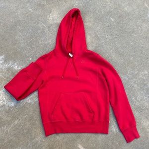 Mid 2000s/Y2K red Nike swoosh hoodie